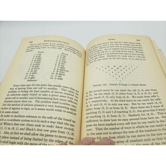 Mathematical Recreations By Maurice Kraitchik Revised Edition Paperback 1953 - Picture 10 of 12